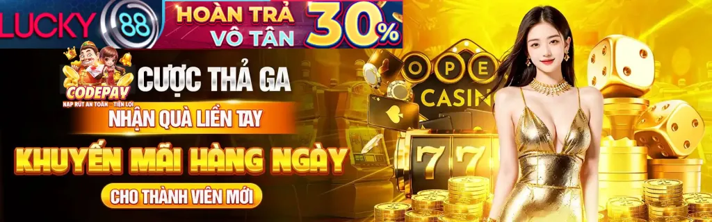 Ưu đãi chào mừng Lucky 88